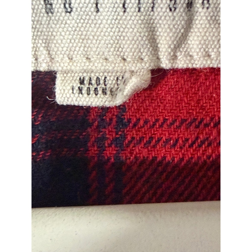 Levi's Western Flannel Shirt Mens XXL Red Black Buffalo‎ Plaid Excellent Snaps - Picture 7 of 12